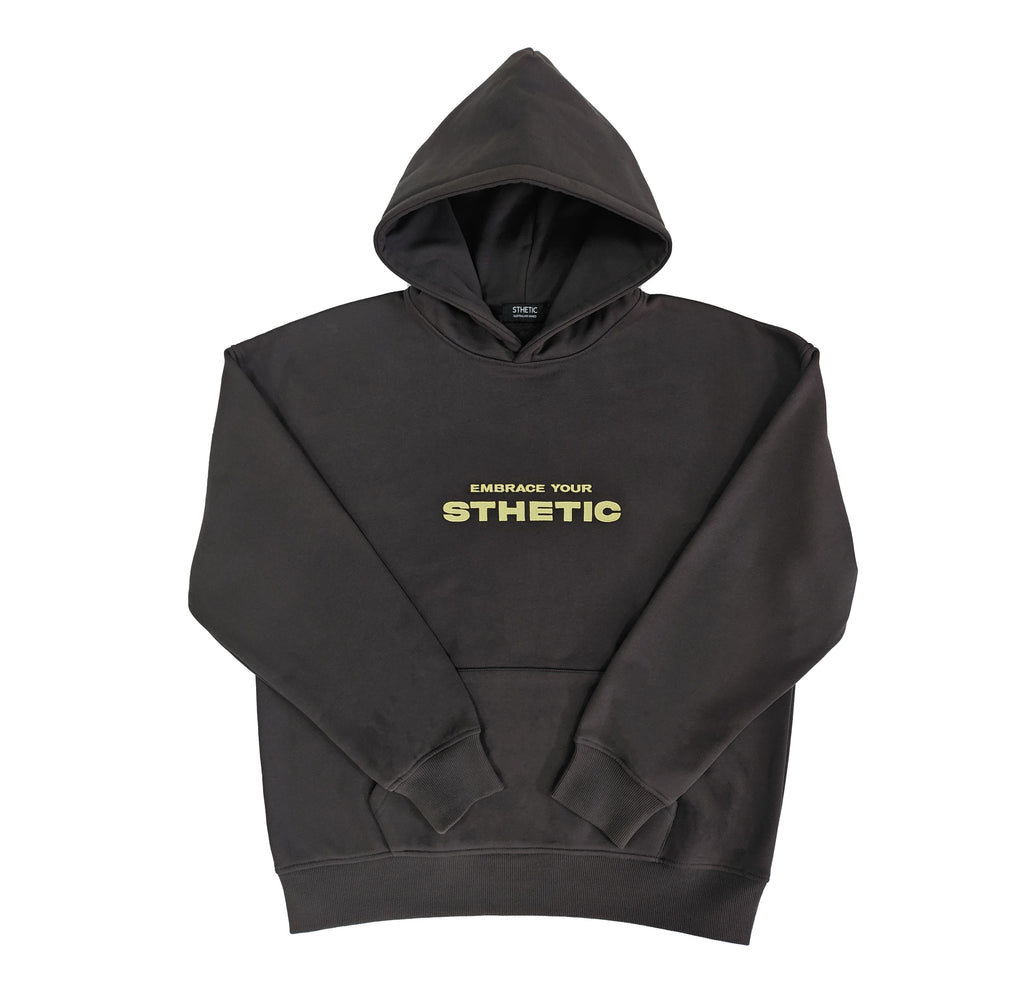 STEALTH GREY HEAVYWEIGHT HOODIE